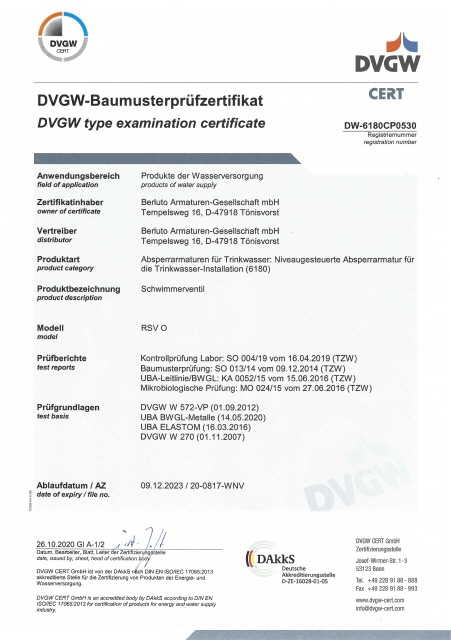 DVGW RSV-O